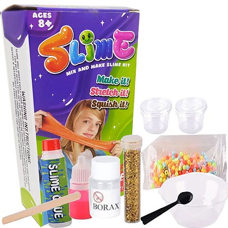 Kit Massinha Fábrica de Slime com Glitter