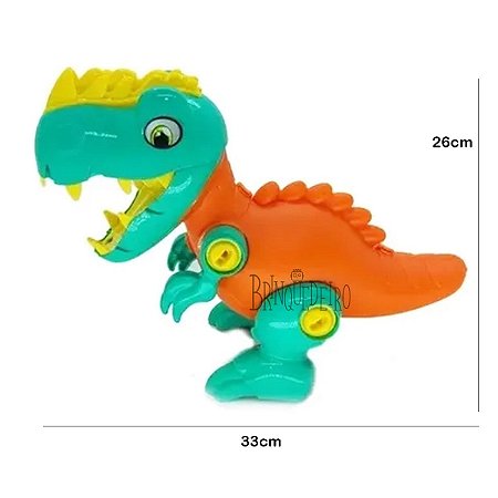 Brinquedo Para Bebê Dinossauro Rex Monta e Desmonta