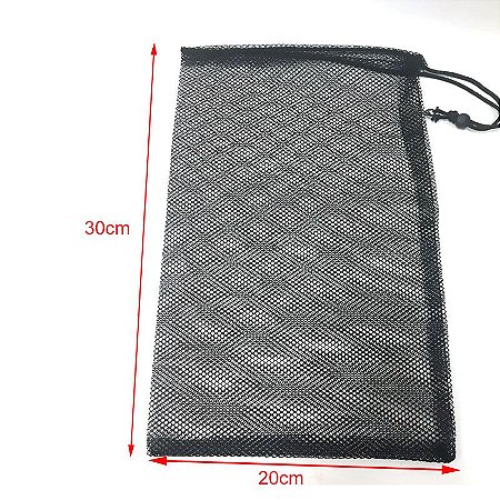 Bolsa Bag Saco Mídias Carvão Filtro Canister Aquário 30x20cm