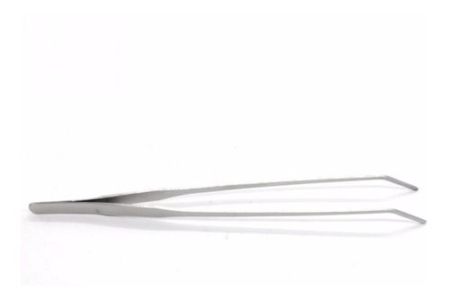 Pinça Curva Para Aquário Plantado Ou Terrário 38cm -aço Inox