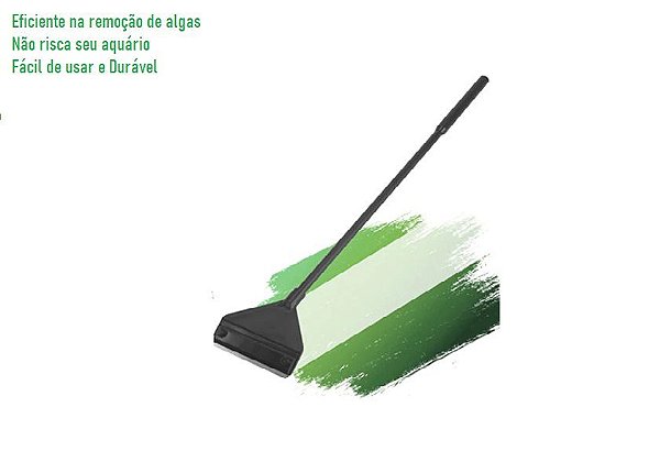 Raspador Vidro Algas Limpador Aluminio Aquário Plantado 40cm