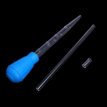 Pipeta Sucção (conta-gota) Aquário Limpeza C Extensor 54cm