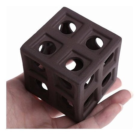 Cubo De Cerâmica Para Camarões E Peixes Decoração Aquário
