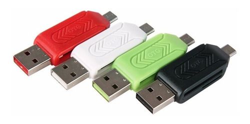 Conversor Microusb 2x1 Leitor Cartão Sd Adaptador Otg