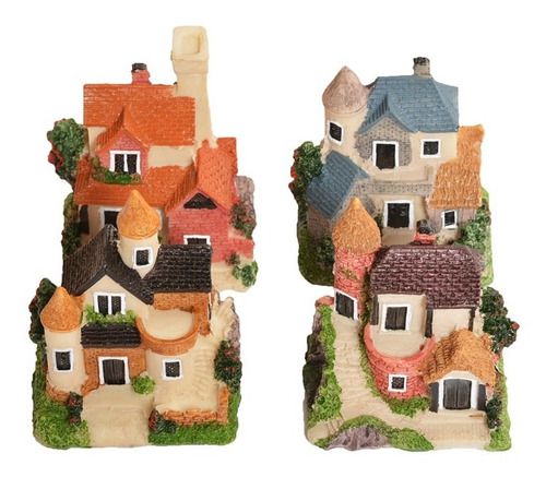 Casa Miniatura Terrário Mini Jardim Casinha Maquete Bonsai