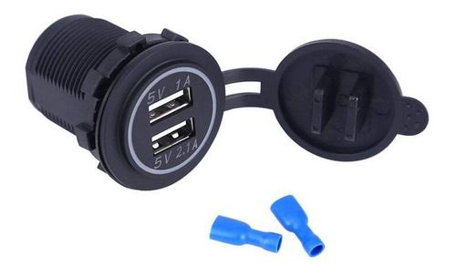 Tomada Soquete Saída Usb  12v/24v P 5v  Barco Lancha carro