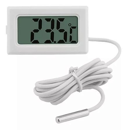 Termômetro Digital sonda Aquário Freezer Chocadeira Ambiente