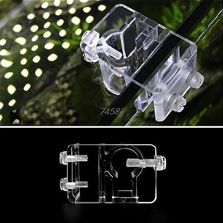 Suporte Acrílico para Mangueira ou tubo de 20mm para aquário