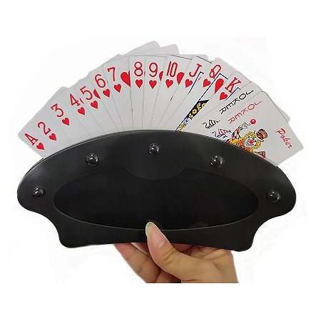 Base suporte Segura Carta Baralho -caxeta, Buraco, Uno Jogos
