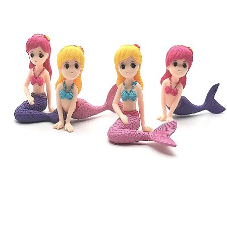 Sereia Miniatura Decoração Aquário Ou Terrário