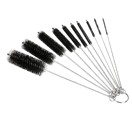 Kit Mini Escova Limpeza Furo Chuveiro Desentupir 10 Unidades