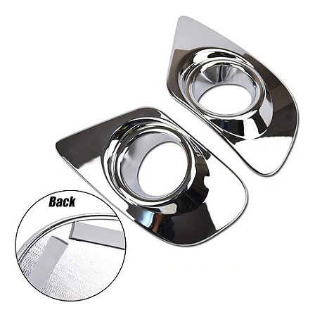 Moldura Capa Farol Milha Cromado Fiat Freemont Dodge Journey