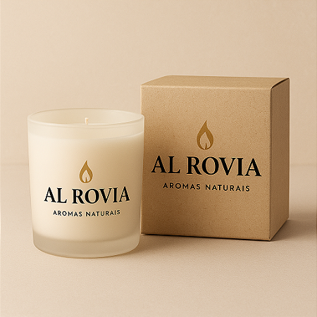vela  aromatica de lavanda