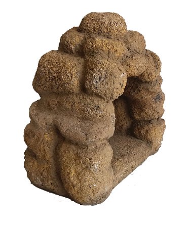 GRUTA DECORATIVA DE PEDRAS ARTIFICIAIS  p/ imagens de até 30 cm