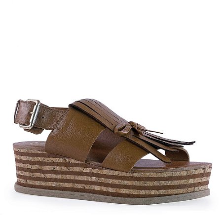 sandalia flatform rasteira