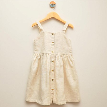 Vestido off-white com alças