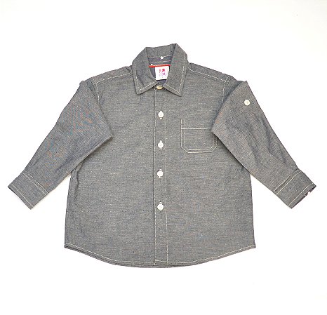 Camisa manga longa - chambray jeans
