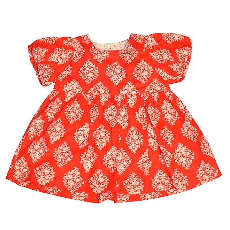 Vestido Mangas Balonê Baby
