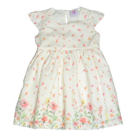 Vestido Barrado Floral