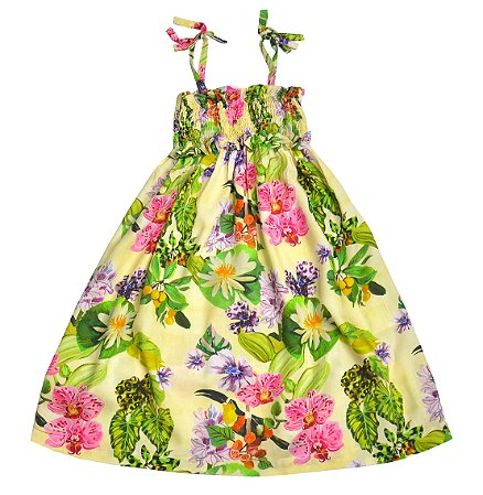 Vestido Floral Elastex