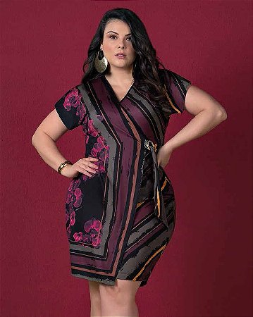 vestido elegance plus size