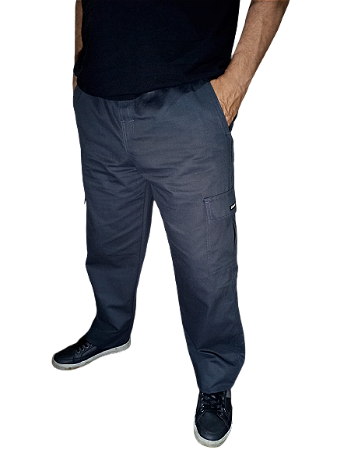 Bermuda Cargo Slagbaai Plus Size Estampada