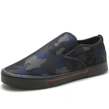 tenis camuflado azul