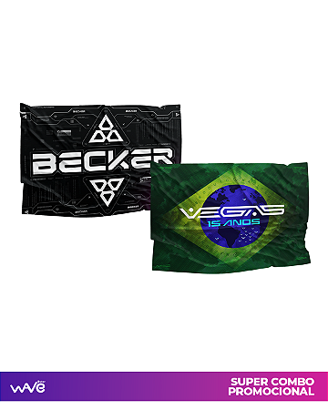 COMBO AMIGO BECKER & VEGAS - KIT BANDEIRAS