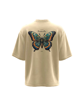 Camiseta Oversized Butterfly - Vegas