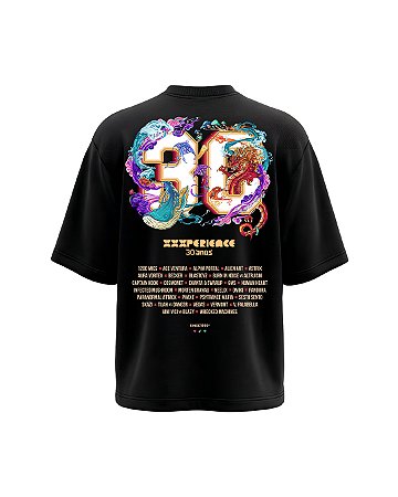Camiseta Street Basic XXX 30 anos - XXXperience (Pré-venda)