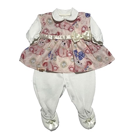 vestido macacao branco