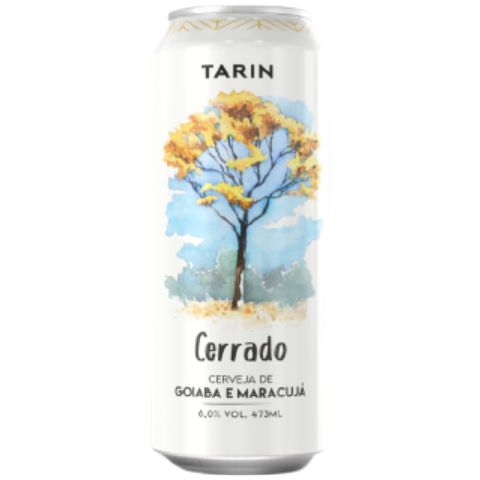 Cerveja Tarin Cerrado Fruited Sour Ale C/ Goiaba e Maracujá Lata - 473ml