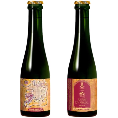 Cerveja Pineal + Ripland Brewing Saison do Amaral (2020-2021) Mixed Fermentation Saison Barrel Aged - 375ml