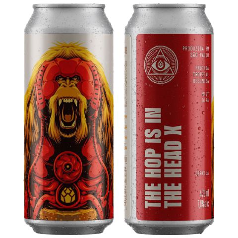 Cerveja Dogma The Hop Is In The Head X Hazy Double IPA Lata - 473ml