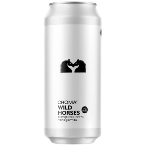 Cerveja Croma Wild Horses TDH Triple Juicy IPA Lata - 473ml