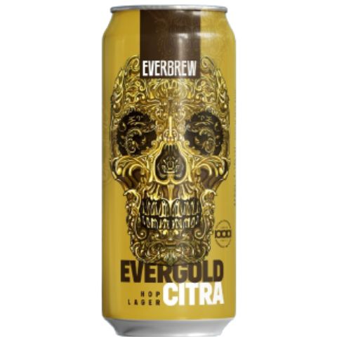 Cerveja EverBrew EverGold Citra Hop Lager Lata - 473ml