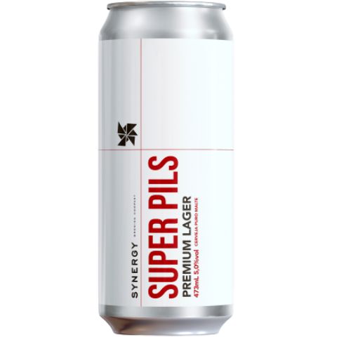 Cerveja Synergy Super Pils Premium Lager Lata - 473ml