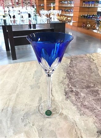 JOGO TAÇAS ÁGUA  CRISTAL IMPERATTORE BY STRAUSS - COLORIDAS - CX 6 PEÇAS