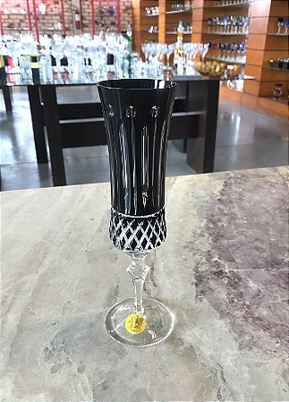 JOGO TAÇAS CHAMPAGNE CRISTAL STRAUSS - CORES SORTIDAS - CX 6 PÇS