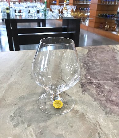 TAÇAS COGNAC  CRISTAL STRAUSS - CX 1 PÇ