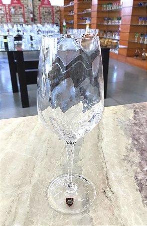 JOGO TAÇAS VINHO BRANCO - CHANFRADO - IMPERATTORE BY STRAUSS - CX 6 PCS
