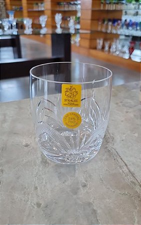 COPO WHISKY CRISTAL  STRAUSS - CX 6 PÇS