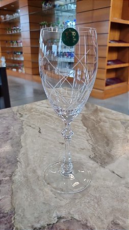 JOGO TAÇAS ÁGUA CRISTAL IMPERATTORE BY STRAUSS -  LAP 029 - CX 6 PCS