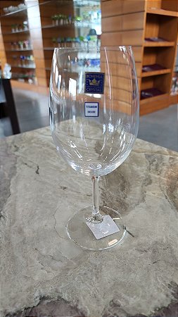 JOGO TAÇAS ÁGUA/VINHO CRISTAL  BOHEMIA -  CX 6 PÇS