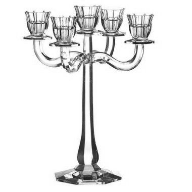 CANDELABRO CRISTAL NACHTMANN RAVELLO 36,5 CM - 5 VELAS