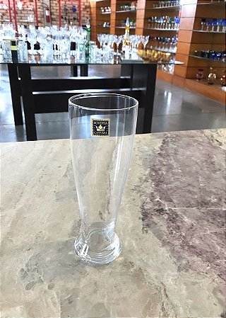 JOGO COPOS CERVEJA PILSEN CRISTAL BOHEMIA - CX 6 PEÇAS