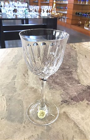 JOGO TAÇAS VINHO BRANCO CRISTAL STRAUSS - CX 6 PÇS