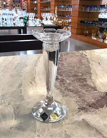 CASTIÇAL DE CRISTAL BOHEMIA 19 CM