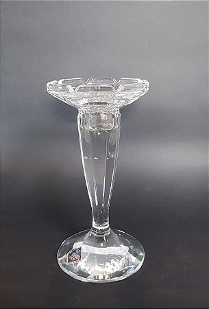 CASTIÇAL DE CRISTAL BOHEMIA 16 CM