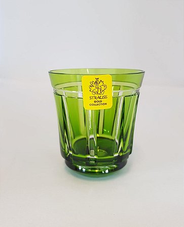 COPO CACHAÇA CRISTAL STRAUSS COR VERDE CLARO CX 1 PC